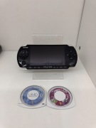 Konsola Sony PSP 3000 (Czarna) + 2 Gry + Ładowarka