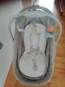 Łóżeczko, Leżaczek chicco kolor szary