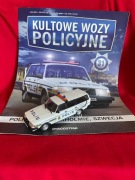Volvo 240 Policja Sztokholmska, Szwecja skala 1:43 + gazetka 