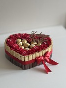 Torcik z merci i roz mydlanych dla dziadkow