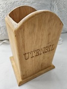 Pojemnik kuchenny pojemnik drewniany do kuchni vintage unikat