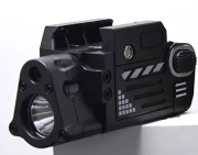 Celownik laserowy z latarką, do montażu na szynę 20 mm.