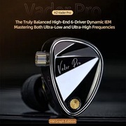 KZ Vader Pro HM Graph Edition, No Tuning, No Mic 