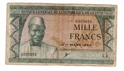 GWINEA 1000 FRANCS 1960 P15
