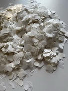 Konfetti serca, Konfetti wystrzałowe, Konfetti białe serca do balonów,
