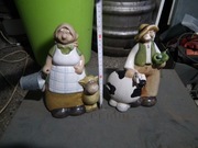 figurki ceramiczne bibeloty pan i pani