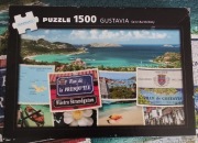 Puzzle matowe firmy Karnar 1500 elem. używane, kompletne 