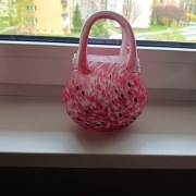 Wazon torebka Murano 