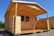 solidny DOMEK letniskowy z tarasem *5 x 4* 20 m2