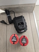2x Bateria i ładowarka Parkside Performance 12v