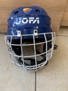 Kask hokejowy z kratą osłona podbródka  JOFA 50-57 cm