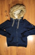 Bluza Superdry r. S nieb z kapturem zapinana 