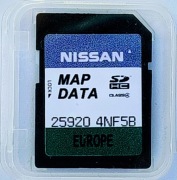 Aktualizacja map Nissan Leaf EU