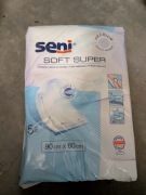 Seni Soft Super, podkłady higieniczne, 90 cm x 60 cm, 5 szt.