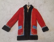 kożuch góralski Podhalański damski naturalna skóra S