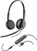 Słuchawki plantronics blackwire 325.1 stereo z mikrofonem i przejściówką