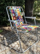 Fotelik ogrodowy dziecięcy składany camping