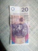 Banknot 20 zł seria AZ