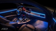 Oswietlenie wnętrza ambient tuning led ambiente argb usb spoiler bmw audi