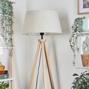 Lampa stojąca ecru 