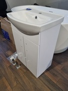 Szafka lazienkowa z umywalka Cersanit  Bialy polysk