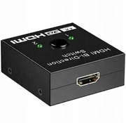 ROZDZIELACZ SYGNAŁU HDMI 2.0 SWITCH 2x OUTPUT 1x INPUT SPLITTER 4K 3D