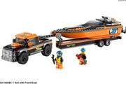 Lego city 60085 terenówka z motorówką 