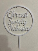 Topper 3D na Chrzest Święty – personalizowany