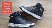 Buty sneakersy Puma 37 Rebount wysokie ocieplane czarne