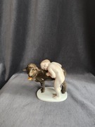 Figurka Rosenthal Chłopiec z Owieczką Caasmann