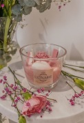Świeca Sojowa z Kwiatami – Life is Beautiful | 120g