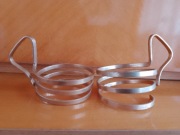 Koszyki metalowe do szklanek PRL