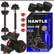Hantle regulowane do ćwiczeń 20kg 