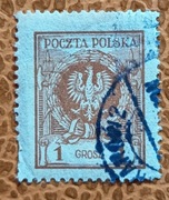 Orzeł w wieńcu. 1 grosz. 1924 r