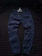 Spodnie jogger cargo 883 Police Lancia Navy 100% bawełna streetwear