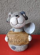 Figurka ceramiczna pies hit lata 14 cm