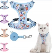 Zestaw szelek i smyczy BEAUTYZOO dla kota