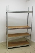 Regał metalowy magazynowy 200x104x46 cm – 4 półki