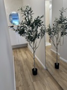 Oliwka drzewo oliwne sztuczna roślina dom dekoracje drzewko