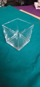 Szklany świecznik / miseczka na przekąski 8 x 8 x 7 cm