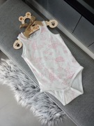 Body bez rękawów dla dziewczynki 92 bawełna organi
