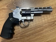 Dan Wesson 4" Silver rewolwer wiatrówka plus kartusze CO2 10x