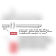 Komin PP do kotłów kondensacyjnych Fi80/125
