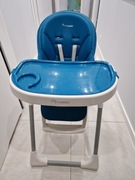 Krzesło do karmienia dla dzieci składane taca PREMIUM NUKIDO BELO