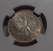 2 złote 1933 głowa kobiety NGC MS63- PIĘKNE