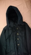 Płaszcz wiosenno - jesienny  rozmiar 48  kolor czarny z kapturem