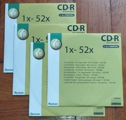 CD-R AUCHAN 700 MB 52X komplet 4 szt.