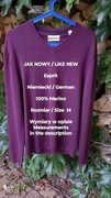 Esprit  Niemiecki męski sweter z wełny merynosów, 100% Merino, Rozmiar M