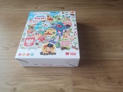 CzuCzu / Obserwacyjne puzzle Mapa Polski / 100 elementów / 5+