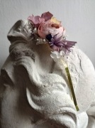 Opaska do włosów, ozdoba z kwiatami kok, fryzura, kolekcja ślub, rękodzieło